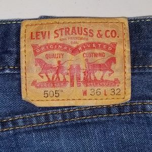 Levi's 505 Men's Jeans 36 x 32.